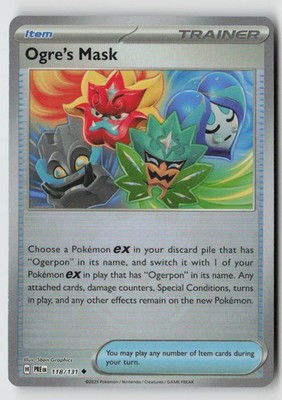 Ogre's Mask (Poke Ball Pattern) 118/131 - SV: Prismatic Evolutions Holo - PTCG
