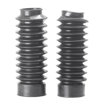 Gabel Faltenbalg Set 49mm für Harley Dyna Fat Bob Super Glide Low Rider FXDB