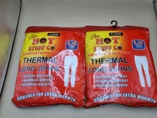 2 x Mens thermal long johns  underwear trouser, warm 0.45 tog. Thermal Size XL