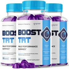 (3 Pack) Boost TRT Male Gummies Advanced Vitamin Formula Supplement 180 Gummies