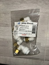 John Guest Speedfit Push Fit 15mm x 1/2 BSP Straight Tap Connector Pack Of 5