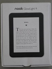 Barnes  Noble NOOK Glowlight 4 eReader  6" Touchscreen 32GB Black BNRV1100 NEW