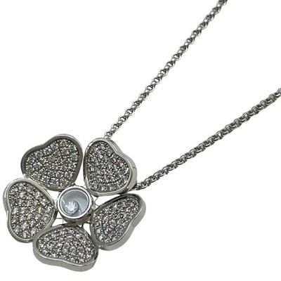Chopard Happy Heart Flower Necklace Diamond 750 P0070783