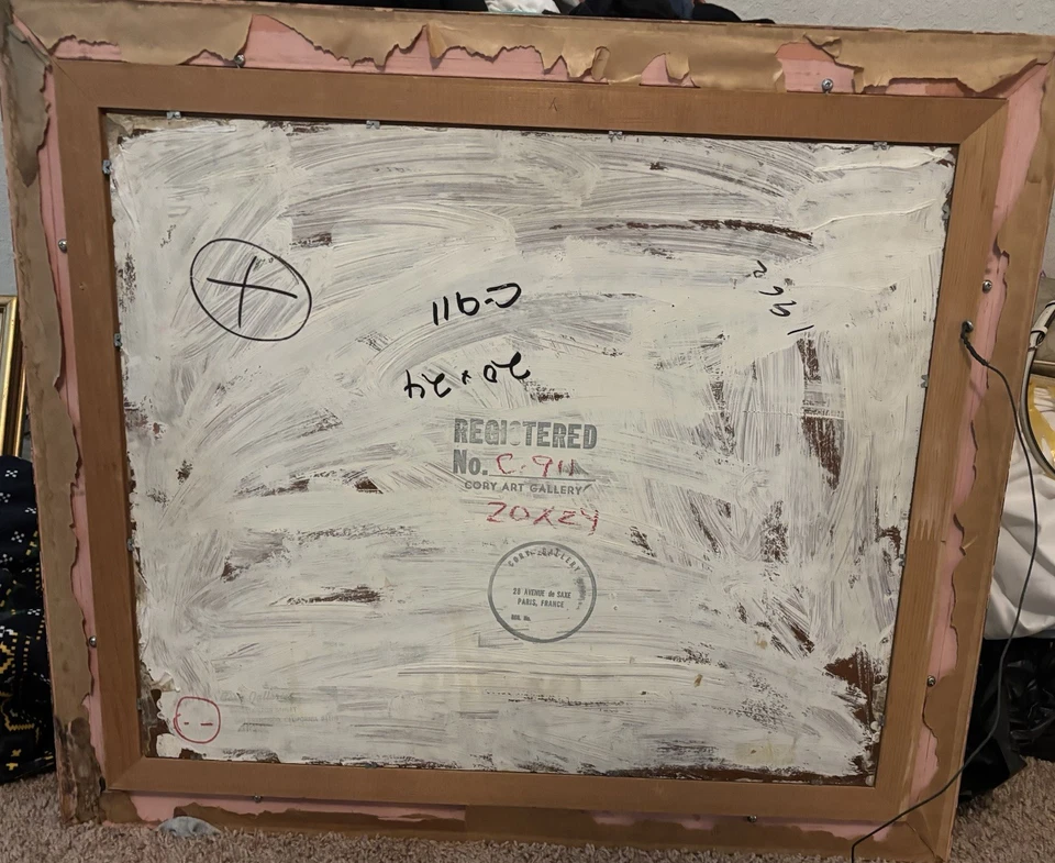 Pintura Original Pascal Cucaro - Exposición Galería de Arte Cory/Firmada Foto 3 de 4