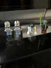 Lego Star Wars  4 Minifigures! (Kit Fisto, 2 clone pilots, R4-P44)  SW0163 8088