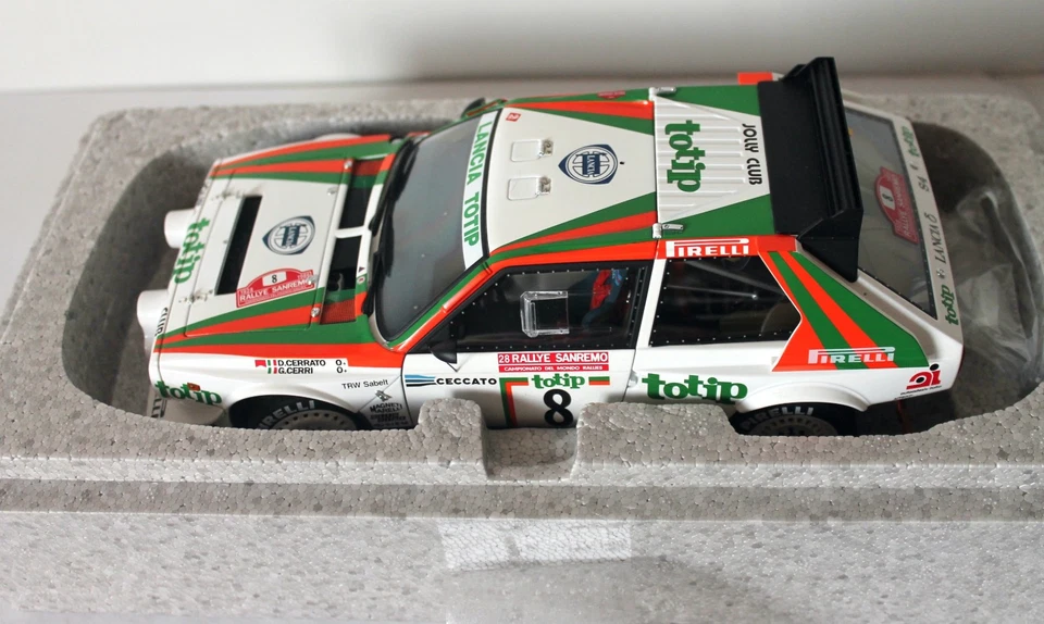 LANCIA DELTA S4 RALLY SANREMO 1986 N.8 G.CERRI/D.CERRATO 88618 - Autoart 1/18 - Immagine 2 di 4