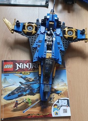 LEGO Ninjago Jays Donner-Jet (70668) SET, mit Aufbauanlleitung, Gebraucht