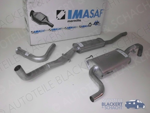 Imasaf Auspuffanlage Komplett für Alfa 75 1.8 Turbo + I.E 1987-1992 | Ohne KAT-image
