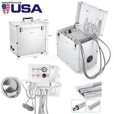 Portable Dental Unit Air Compressor/Turbine Unit Weak Suction Connect Compress