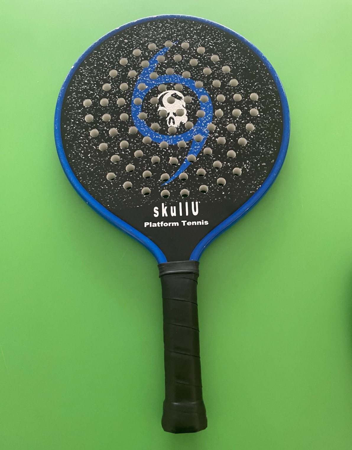 skullU Platform Tennis Paddle/Racquet - The Blue