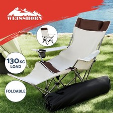 Weisshorn Camping Chair Reclining Adjustable Portable Outdoor Folding Chair