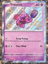 Pokemon 2024 Paldean Fates Tinkatink 165 Holo Rare NM on eBay
