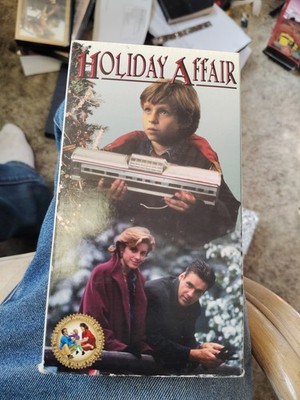 Holiday Affair VHS Feature Films for Families Cynthia Gibb David James Elliott