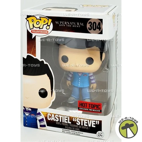 Funko POP Television Supernatural Castiel as Steve 304 Vinyl Figure