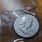 1961 Franklin Half Dollar 90% Silver US Coin Circulated Liberty Bell