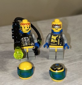 LEGO Classic Space Minifigure Lot Unitron Chief sp049 & sp048 6991