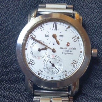 Michel Jurdain Sapphire Regulator Automatic Watch Silver 2020s From Japan