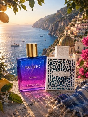 Rayhaan Pacific Aloha & Azul by Rayhaan Eau De Parfum For Unisex - 100 ML Each