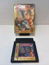 Rolling Thunder (Nintendo NES 1989 Tengen) Cartridge & Box No Manual Tested