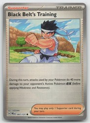 Black Belt's Training 097/131 Poke Ball Pattern Prismatic Evolutions