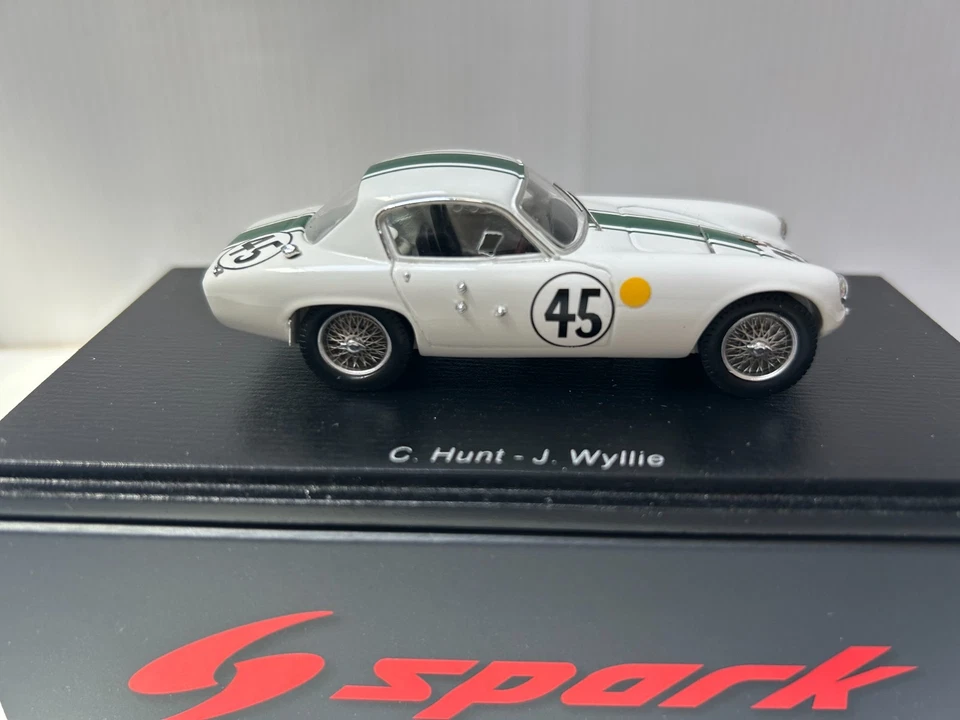 SPARK LM S8211 Lotus Elite MK XIV #45 24h Le Mans 1962 C. Hunt- J. Wyllie 1/43 - Photo 4/4