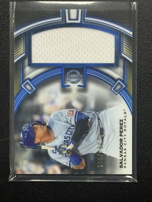 SALVADOR PEREZ 2026 TOPPS TRIBUTE JUMBO GAME USED PATCH /150