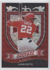 2021 Panini Chronicles Crusade Ruby Wave Prizm 73/199 Juan Soto #18 o7m