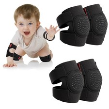 2 Pairs Baby Knee Pads for Crawling Adjustable Knee Pads Toddler Crawler Knee...