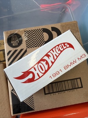 NEW IN BOX - HOT WHEELS RLC EXCLUSIVE 1991 BMW M3 SPECTRAFLAME RED HNL25