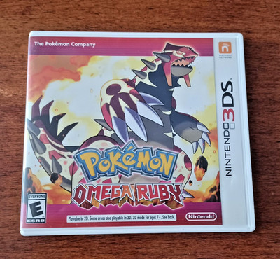Pokemon Omega Ruby Nintendo 3DS Complete CIB Authentic USA 100% Working Free S&H