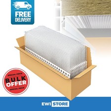 30x PVC Reveal Bead 2.6m Mesh Window Door Frame Self-Adhesive Watertight Sealing