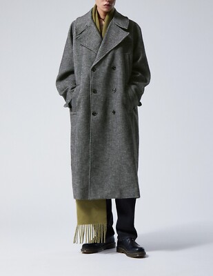 WEEKDAY Herrenmantel / Mantel 'Jens Oversized Coat' - dark WEEKDAY Herrenmantel / Mantel 'Jens Oversized Coat' - dark