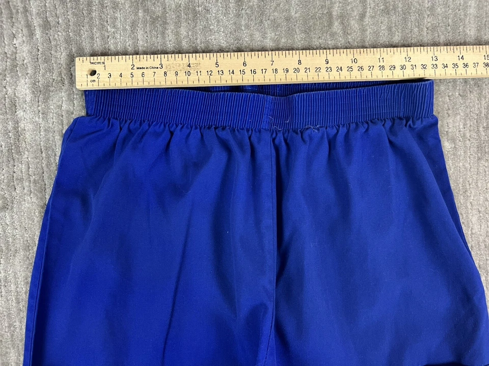 Pantalones Exfoliantes White Swan Fundamentals Medianos Azul Cintura Elástica Bolsillos para Piernas Foto 4 de 4