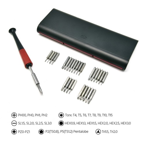 Juego de destornilladores de precisión 29 piezas - Imagen 1 de 4