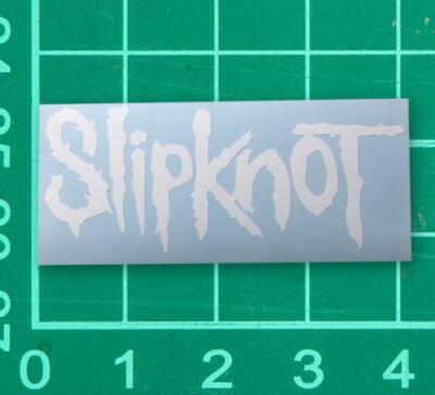Slipknot White Sticker Decal diecut