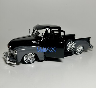 ウェリー 1/24 1953 シボレー 3100 ピックアップ - BLACK WELLY Low Rider Collection 1/24 1953 CHEVROLET 3100 PICK UP