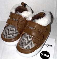 CAT JACK baby soft boots suede/sherpa/brown/white size 1