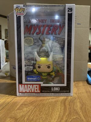 Funko Pop! Comic Book Cover with Case: Marvel - Loki - Walmart (Exclusive) #29