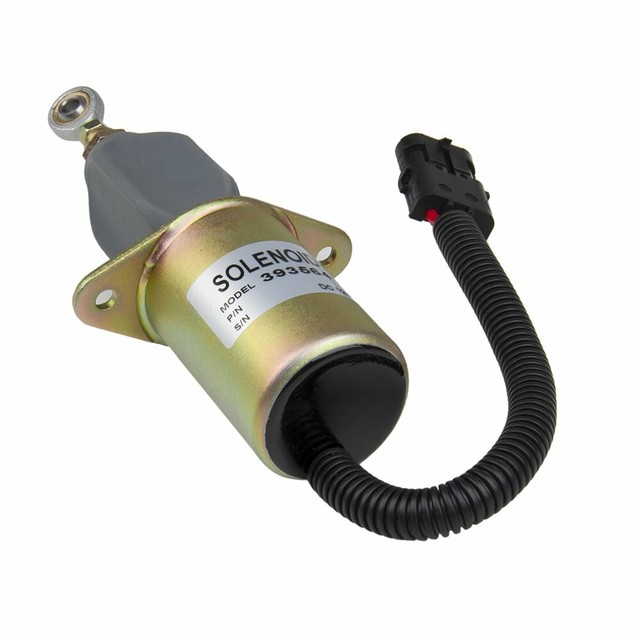 Fuel Shut Off Solenoid 3" 12V valve for Cummins 4B/6B
