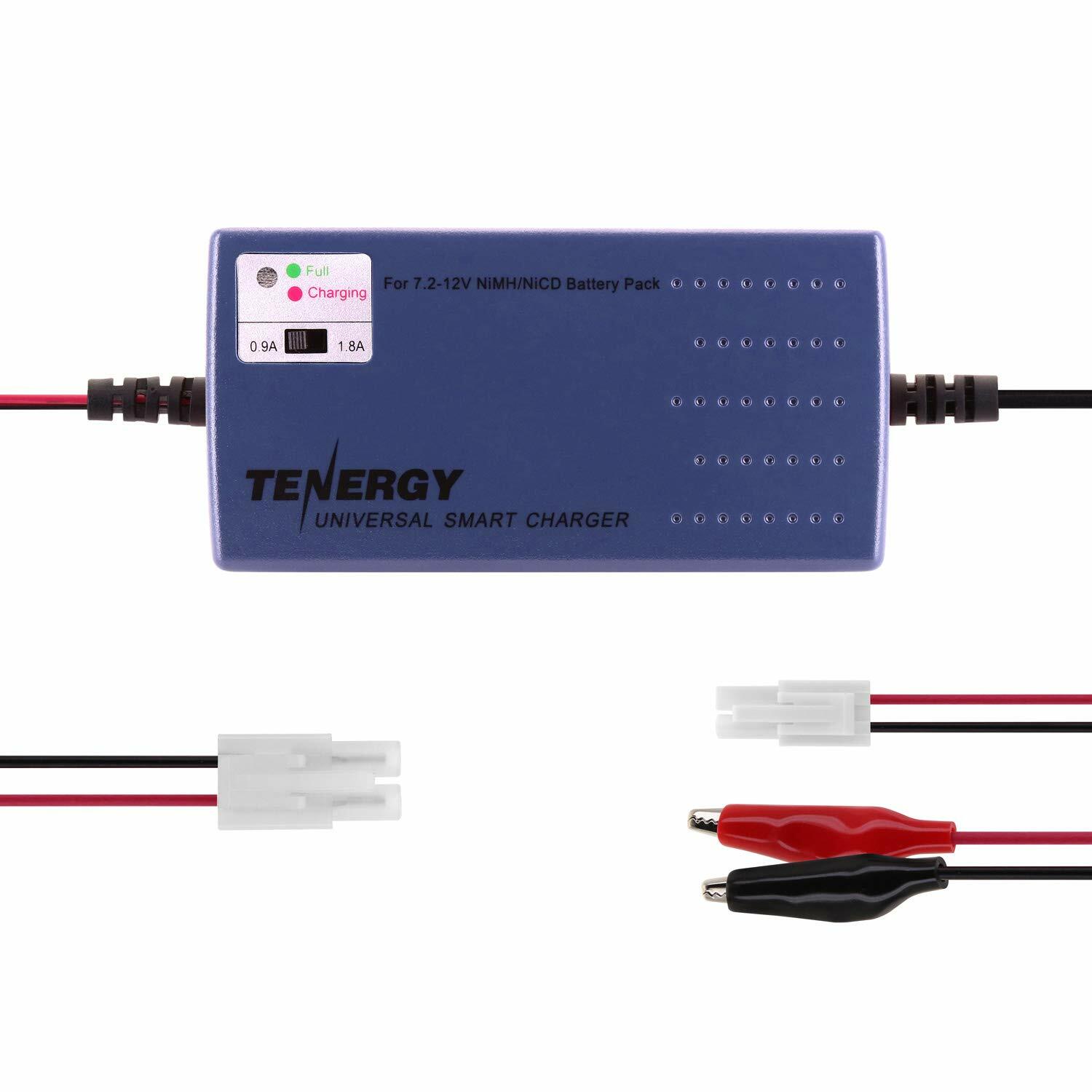 Tenergy Smart RC Battery Charger for NiMH NiCd 7.2V-12V RC Hobby Battery Pack