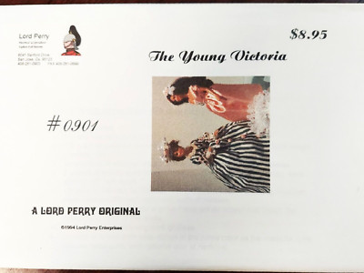 Vintage Lord Perry Original Fashion Doll Dress Patterns  #0901