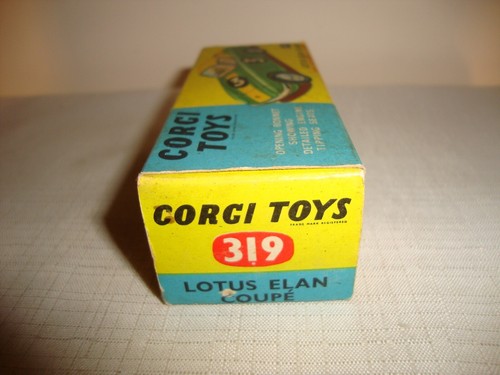 CORGI TOYS 319 LOTUS ELAN COUPE + DETACHABLE CHASSIS - NR MINT in original BOX - Picture 9 of 12