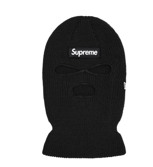 Supreme New Era Box Logo Balaclava FW24 Black