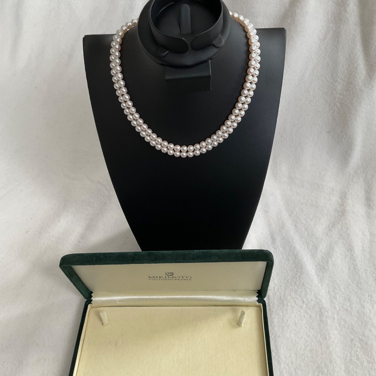 Mikimoto Necklace Price Mikimoto Mm Double Strand AKOYA