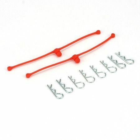 Dubro Products - Body Klip Retainers-Orange - Picture 1 of 1