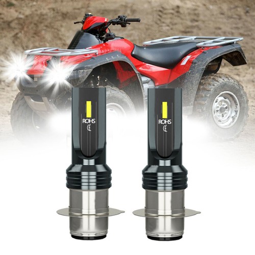 2x Motorcycle Parts Motorbike Lights 6000K White LED Headlight Bulb Lamp H6 H6M - Picture 10 of 12