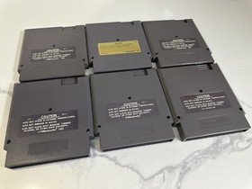 NES Nintendo OEM Console, 2 Controllers, 6 Game Bundle Lot - New 72 Pin - Tested