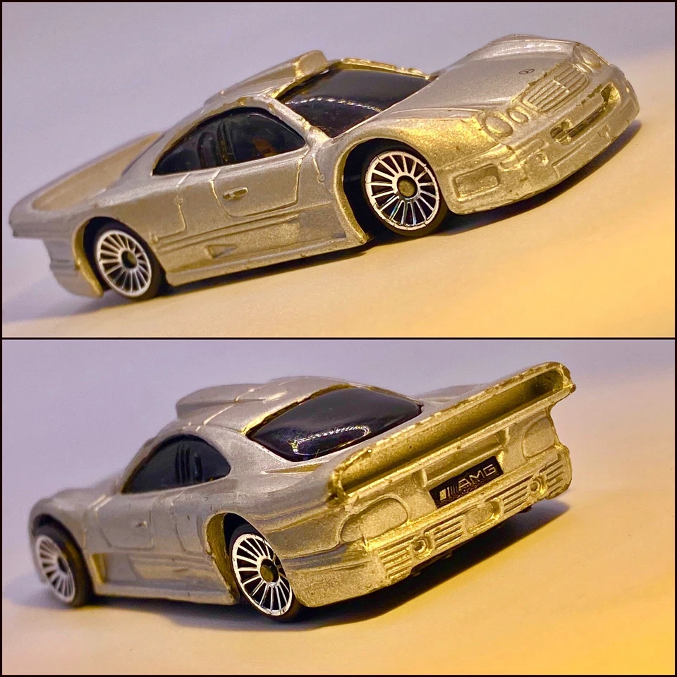 Maisto🔥1999 Mercedes Benz CLK GTR versión calle -1/64- Foto 2 de 4