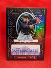 2022 Chronicles Baseball Obsidian Trevor Larnach Auto Twins Autograph #OA-TL
