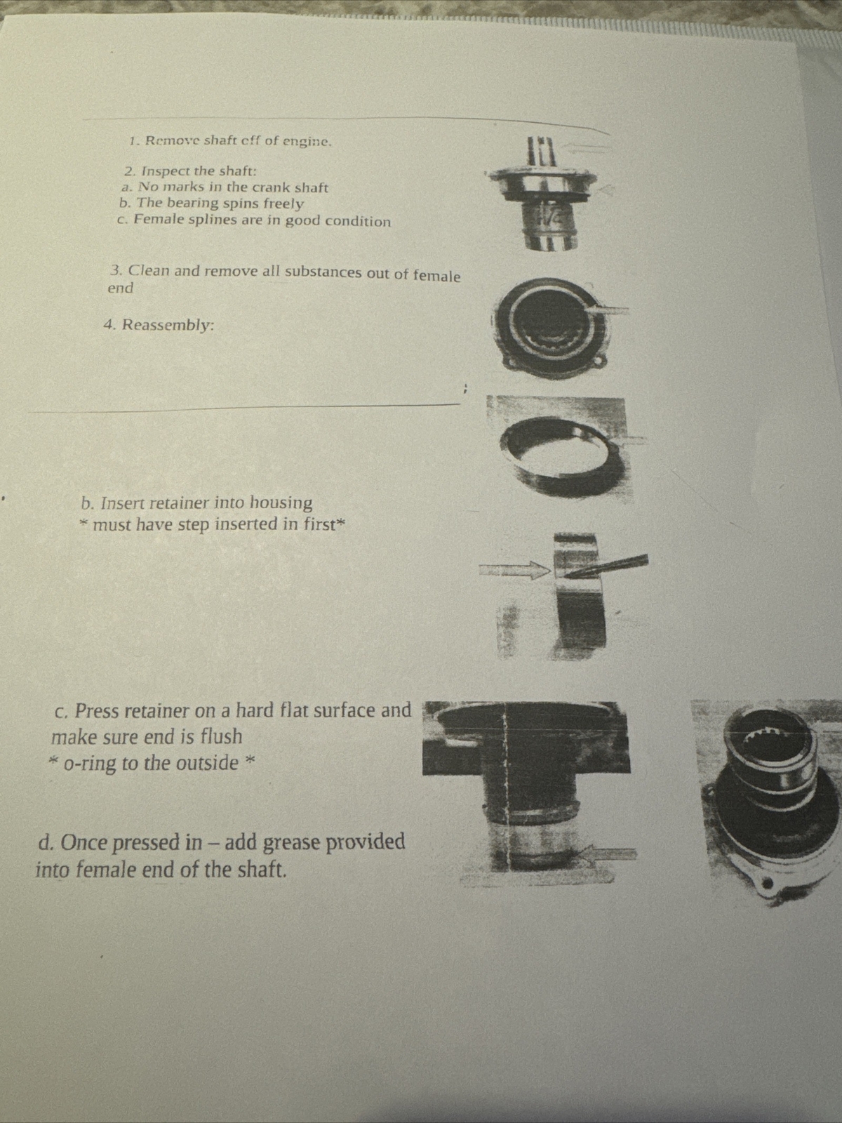 17’25’ Yamaha sidewinder /SRX TAPP Knockout Kit / Clutch Noise eBay